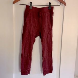 Splendid burgundy joggers. NWOT